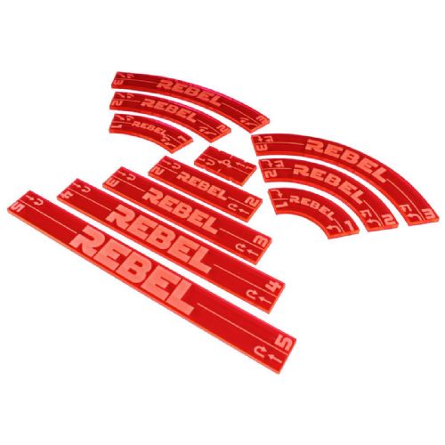 Ltiko Rebel Maneuver Gauge Set, Fluorescent Pink set for X-Wing